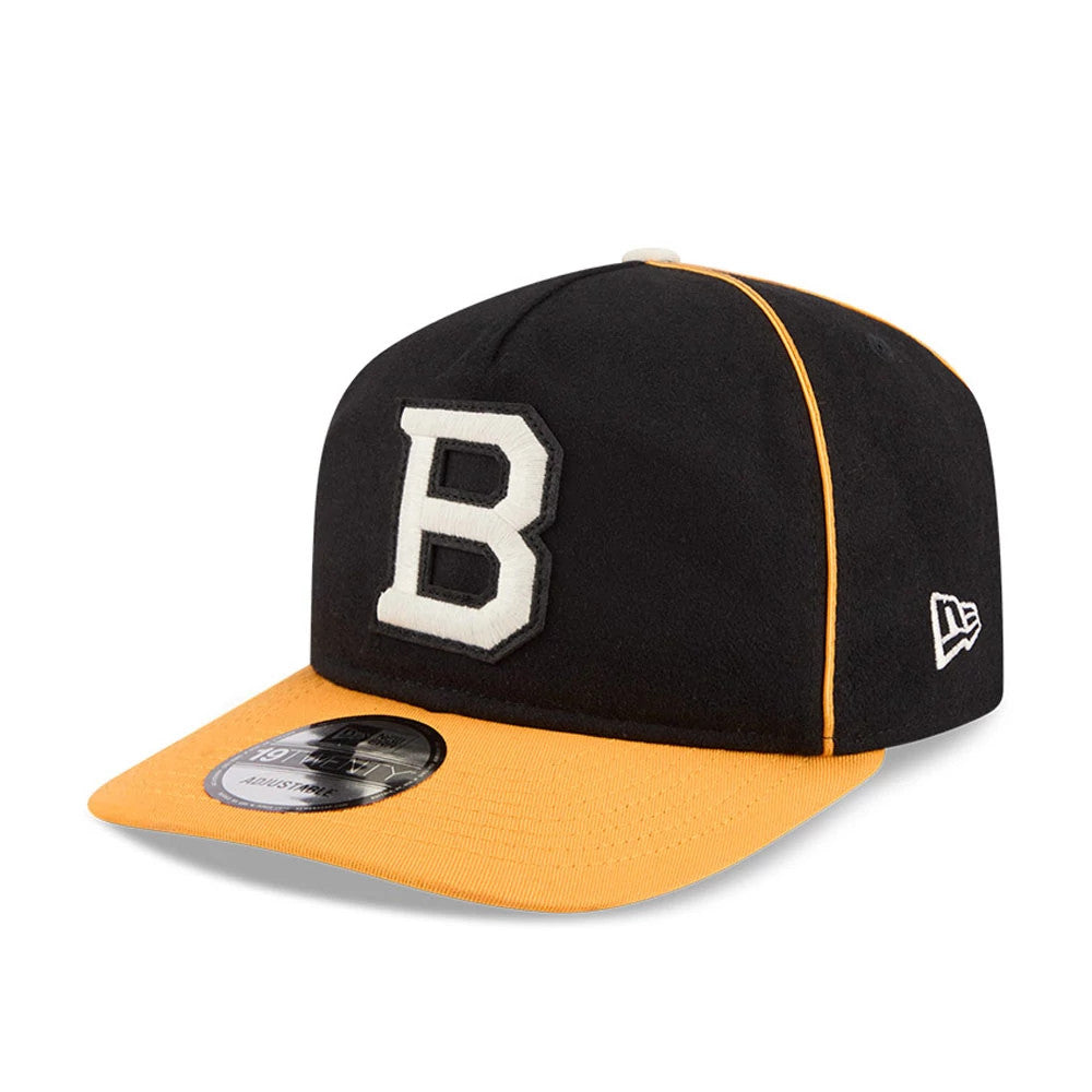 Pictured is this NHL Felt Logo Boston Bruins 19TWENTY cap in black. 4