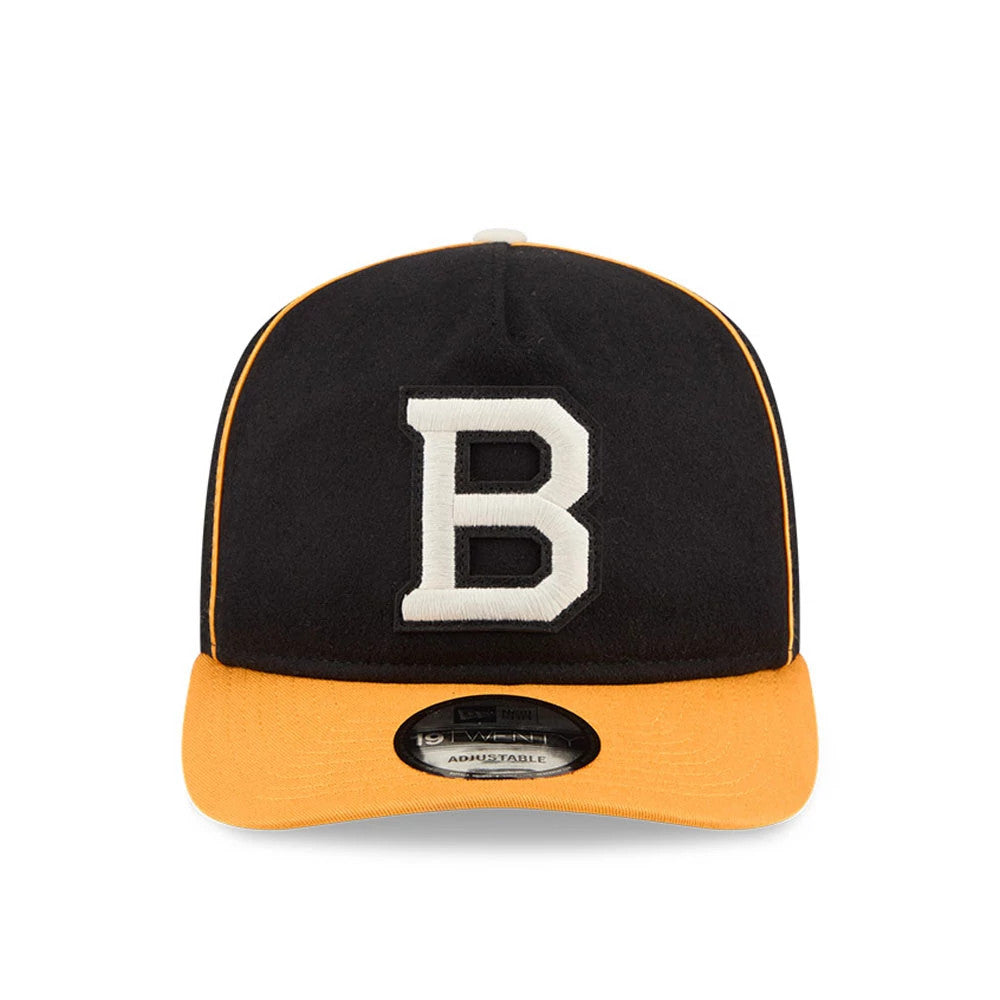 Pictured is this NHL Felt Logo Boston Bruins 19TWENTY cap in black. 3