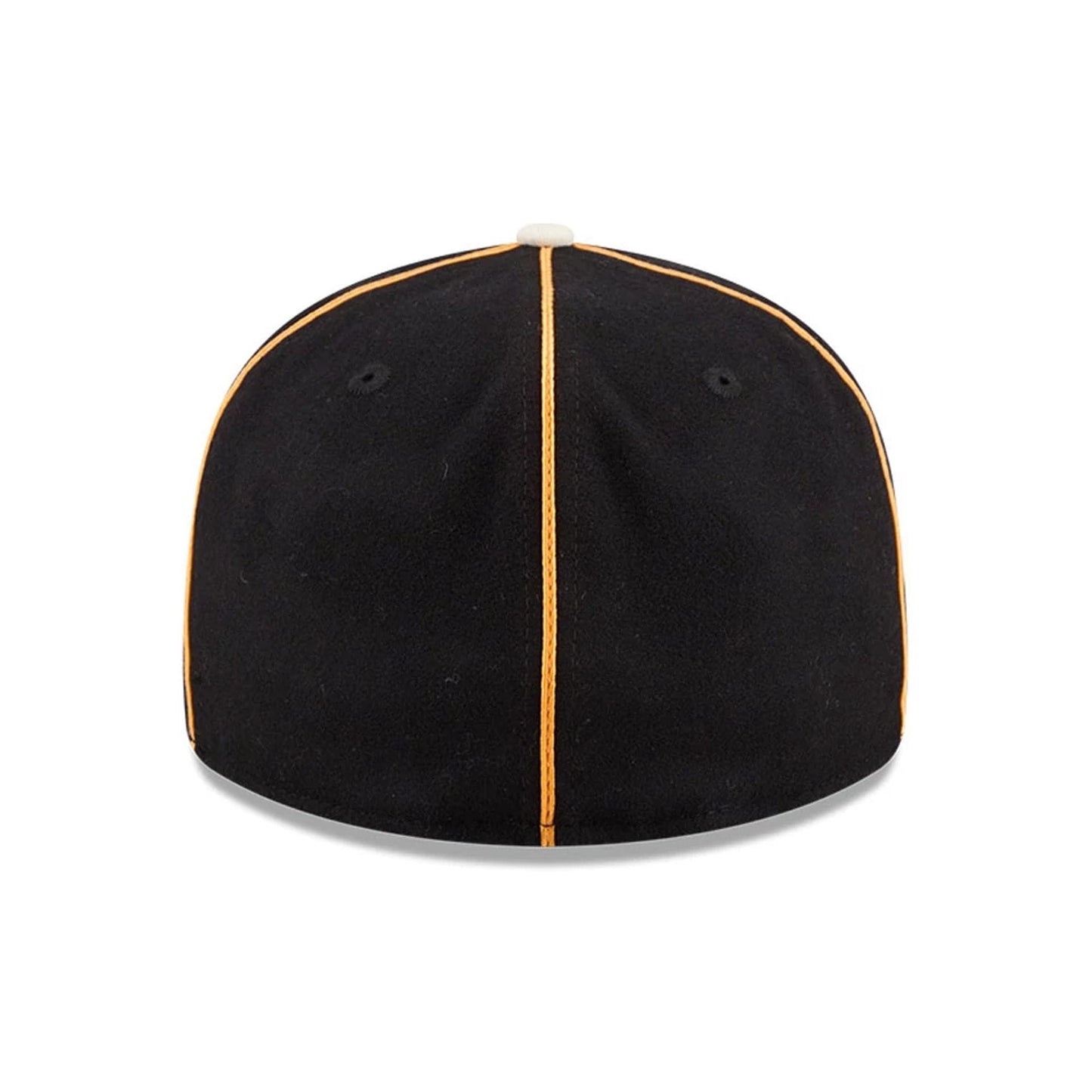 Pictured is this NHL Felt Logo Boston Bruins Retro Crown 59FIFTY Fitted cap in black. 7