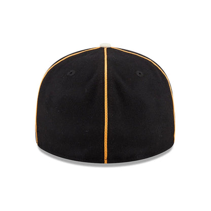 Pictured is this NHL Felt Logo Boston Bruins Retro Crown 59FIFTY Fitted cap in black. 7