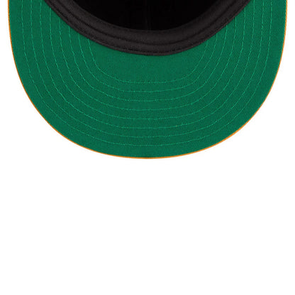Pictured is this NHL Felt Logo Boston Bruins Retro Crown 59FIFTY Fitted cap in black. 2