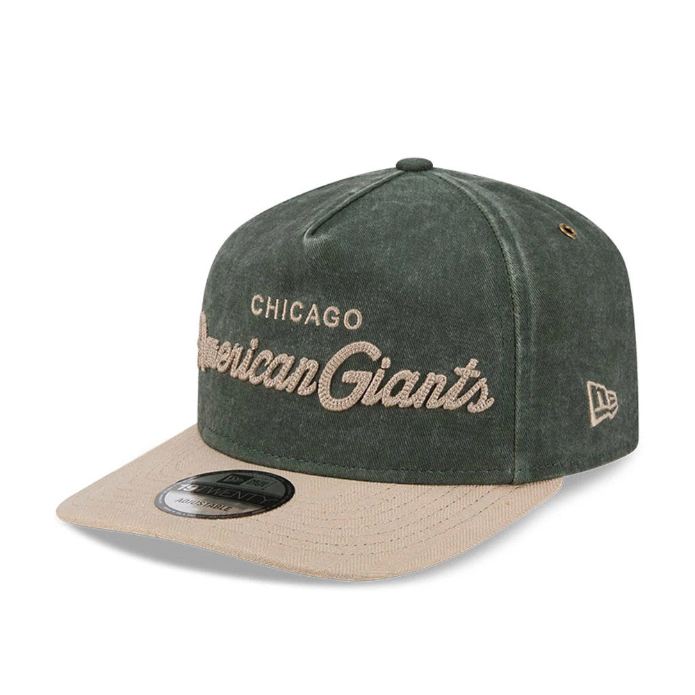 Pictured is this MLB Negro League Chicago American Giants 19TWENTY cap in dark green. 3