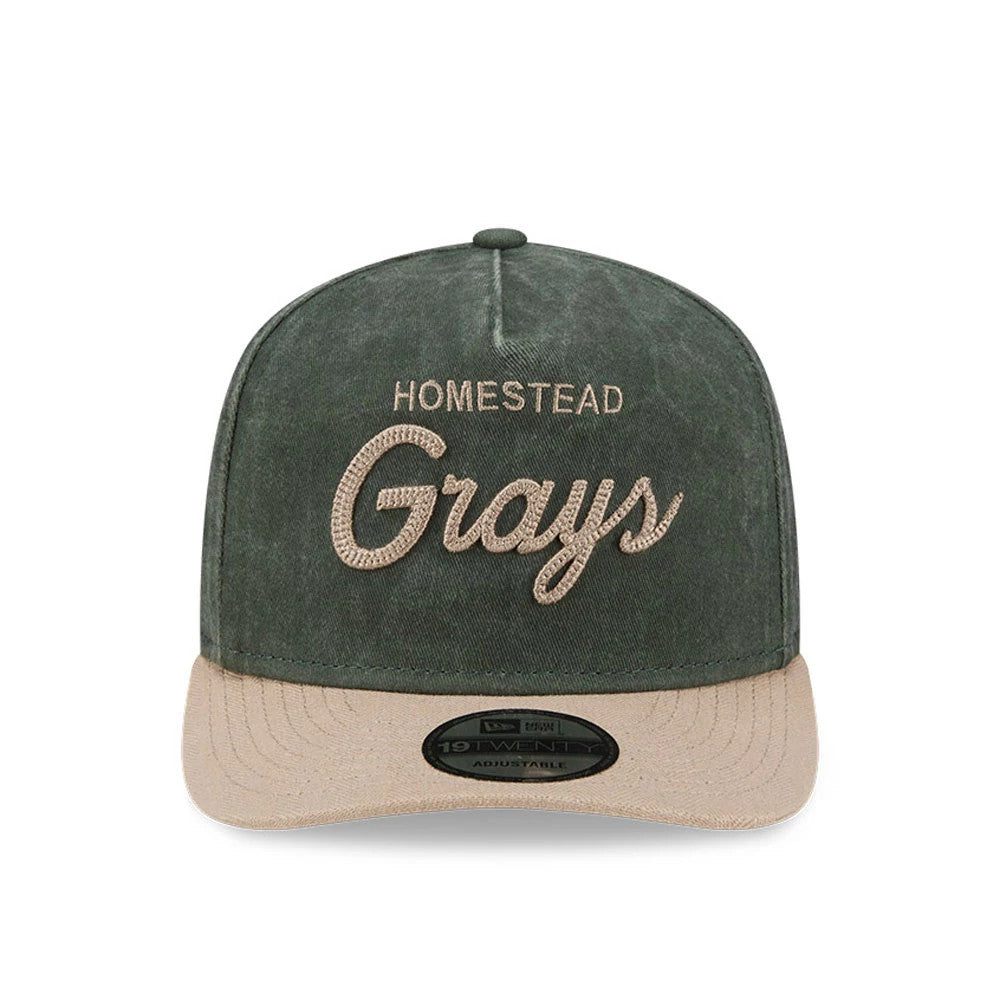 Pictured is this MLB Negro League Homestead Grays 19TWENTY cap in dark green. 2