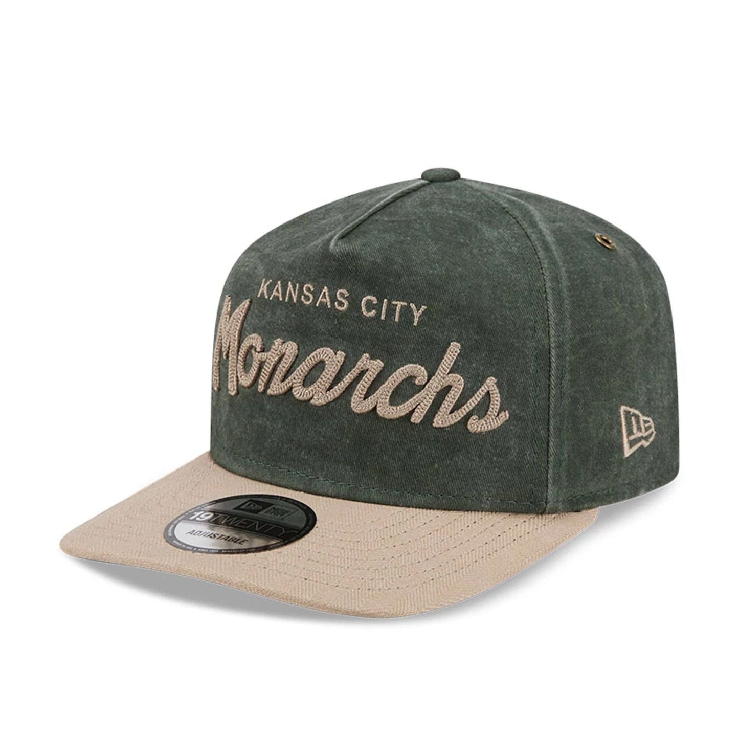 Pictured is this MLB Negro League Kansas City Monarchs 19TWENTY cap in dark green. 4