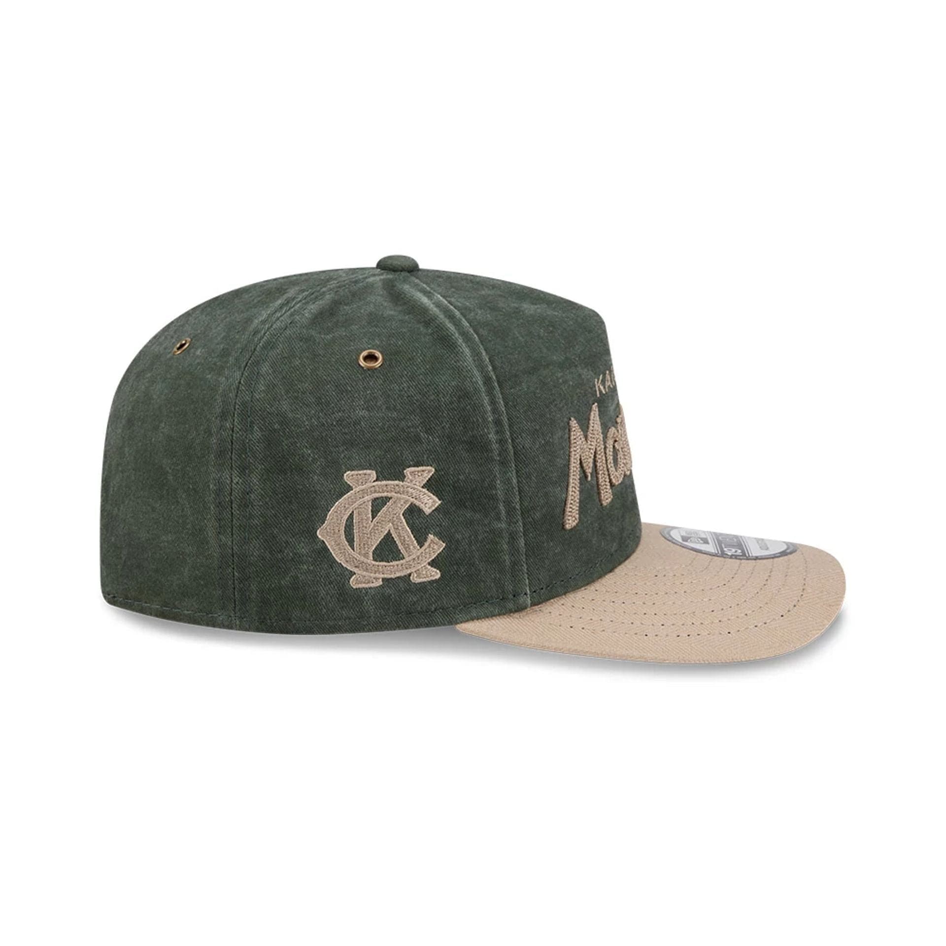 Pictured is this MLB Negro League Kansas City Monarchs 19TWENTY cap in dark green. 5