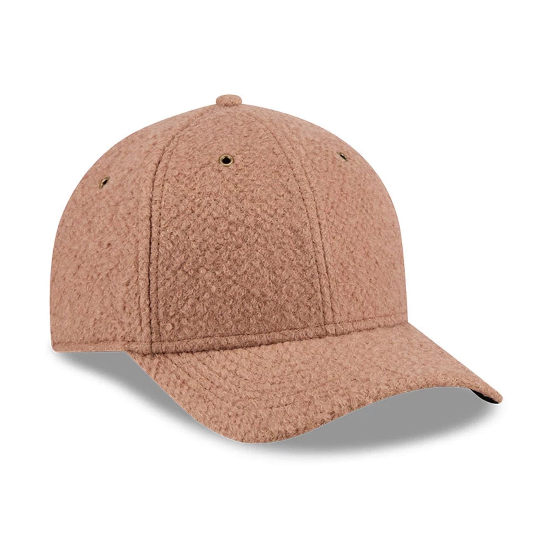 Pictured is this New Era Brushed Fleece 9FORTY M-Crown cap in Brown. 4