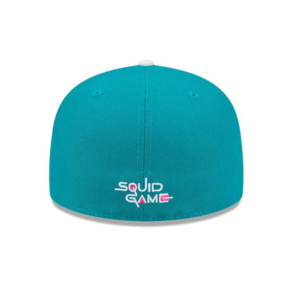 Pictured is this Netflix Squid Game 456 Patch 59FIFTY Fitted cap in green. 5