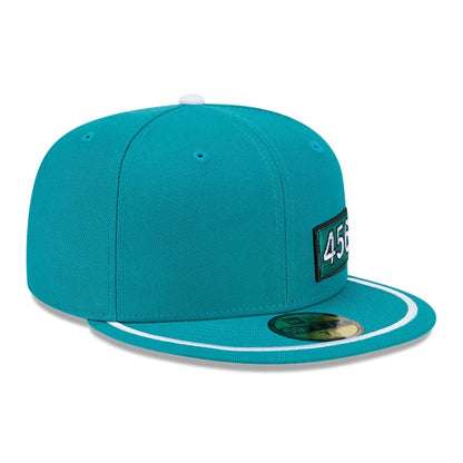 Pictured is this Netflix Squid Game 456 Patch 59FIFTY Fitted cap in green. 4