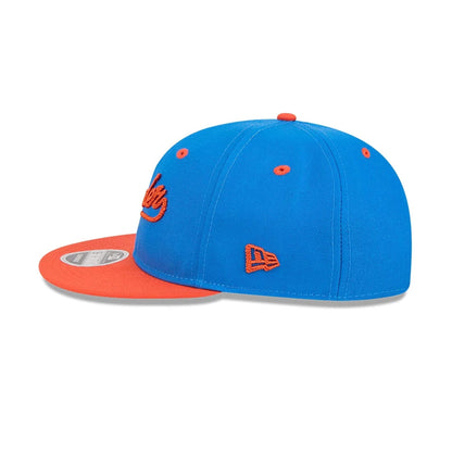 Pictured is this NBA Chainstitch Script Oklahoma City Thunder Retro Crown 9FIFTY cap in blue. 6
