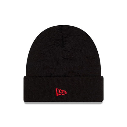Pictured is this Tom & Jerry Key To My Heart Cuff Knit Beanie hat in black. 3