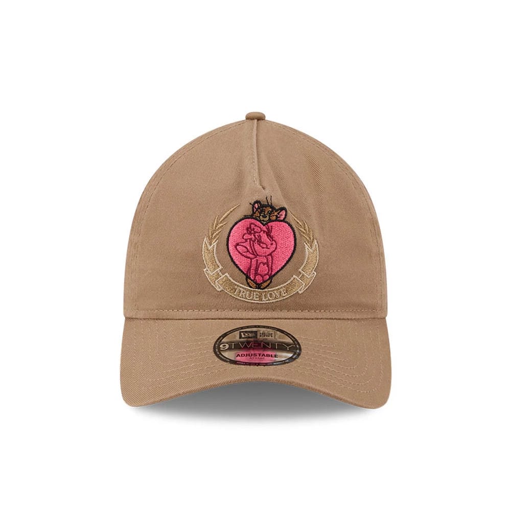 Pictured is this Tom & Jerry True Love 9TWENTY A-Frame cap in Beige. 2