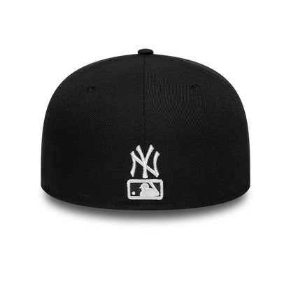 Pictured is this MLB Faux Pearl New York Yankees 59FIFTY Fitted cap in black. 5