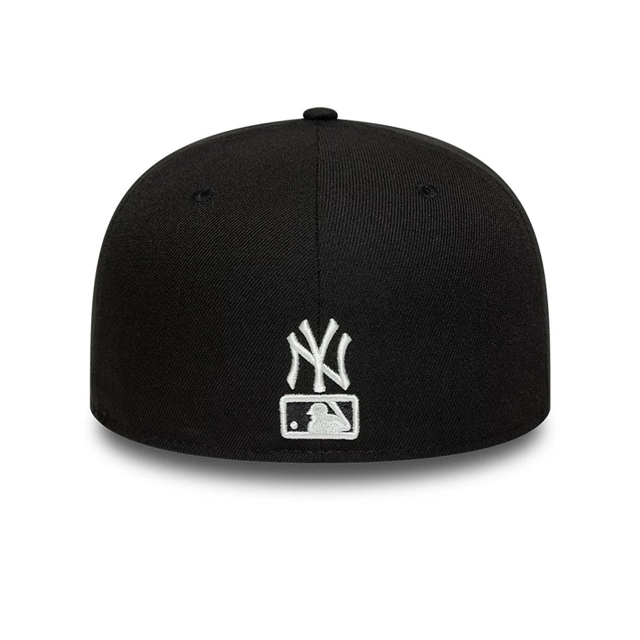 Pictured is this MLB Faux Pearl New York Yankees 59FIFTY Fitted cap in black. 5