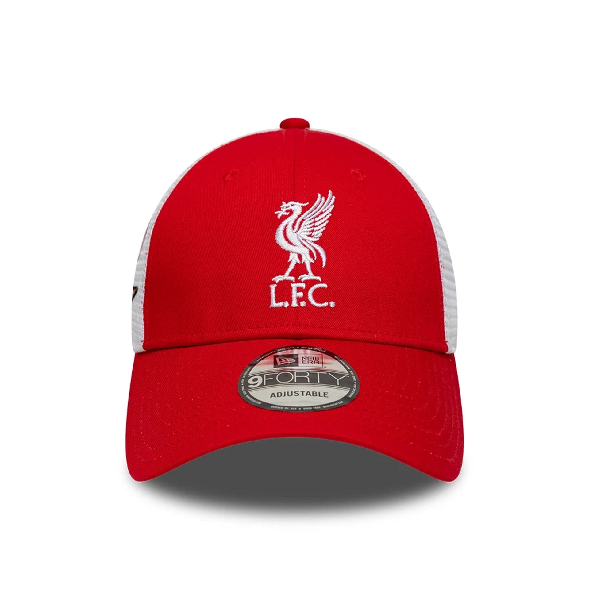 Pictured is this Patch Liverpool FC 9FORTY cap in red. 2