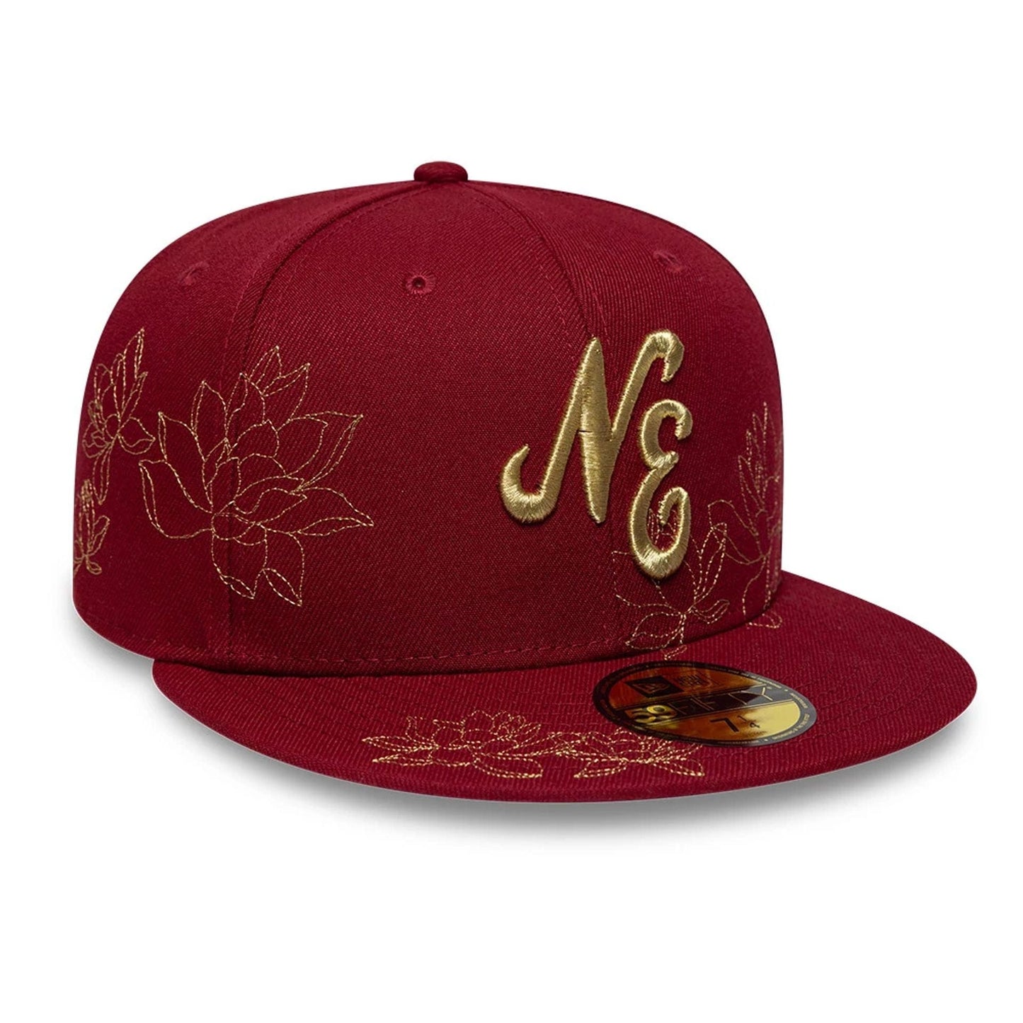 Pictured is this New Era Floral 59FIFTY Fitted cap in red. 3