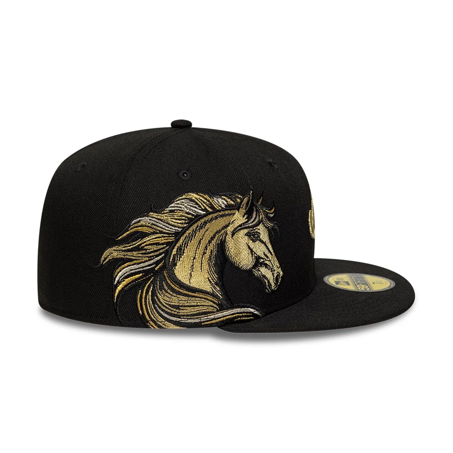 Pictured is this New Era Horse 59FIFTY Fitted cap in black. 4