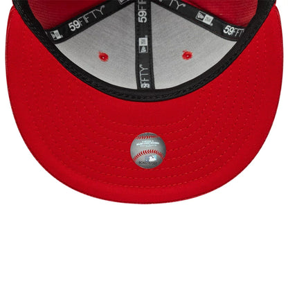 Pictured is this MLB Cord New York Yankees 59FIFTY Fitted cap in red. 7