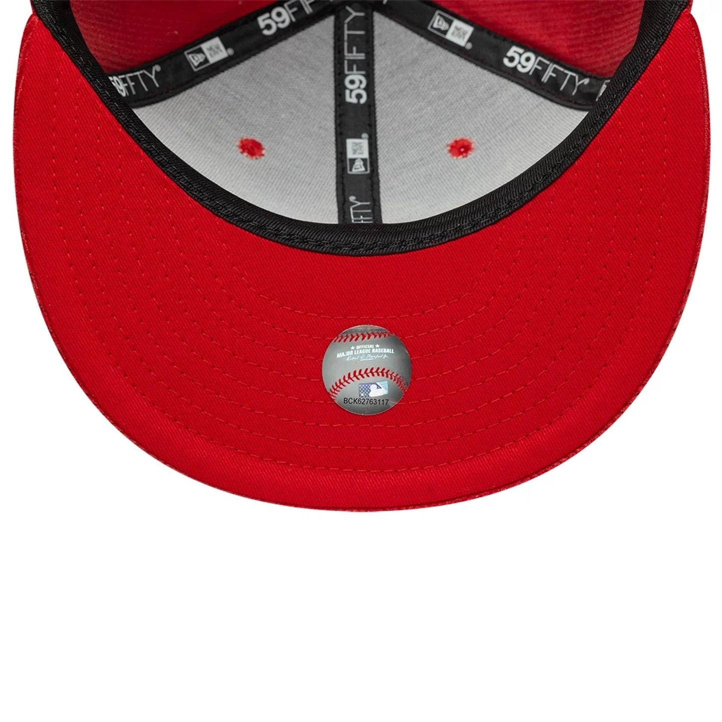 Pictured is this MLB Cord Chicago White Sox 59FIFTY Fitted cap in red. 7