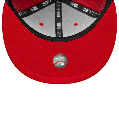 Pictured is this MLB Cord Chicago White Sox 59FIFTY Fitted cap in red. 7