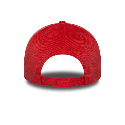 Pictured is this New Era Cord 9FORTY E-Frame cap in red. 6