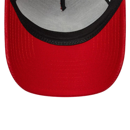 Pictured is this New Era Cord 9FORTY E-Frame cap in red. 7