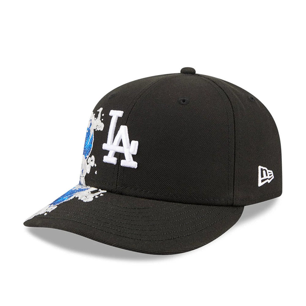 Pictured is this MLB Vissurf LA Dodgers 59FIFTY Fitted cap in black. 4