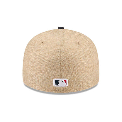Pictured is this MLB Twine Boston Red Sox 59FIFTY Fitted cap in navy. 7