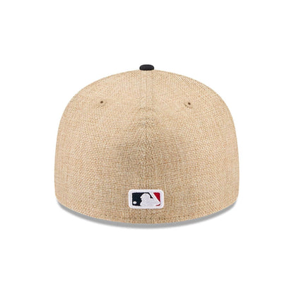Pictured is this MLB Twine Boston Red Sox 59FIFTY Fitted cap in navy. 7