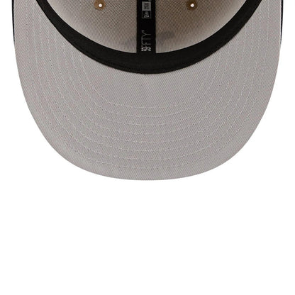 Pictured is this MLB Twine Boston Red Sox 59FIFTY Fitted cap in navy. 2