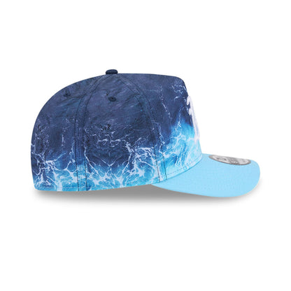 Pictured is this MLB Deep Water Athletics 9FIFTY A-Frame Snapback cap in pastel blue. 6