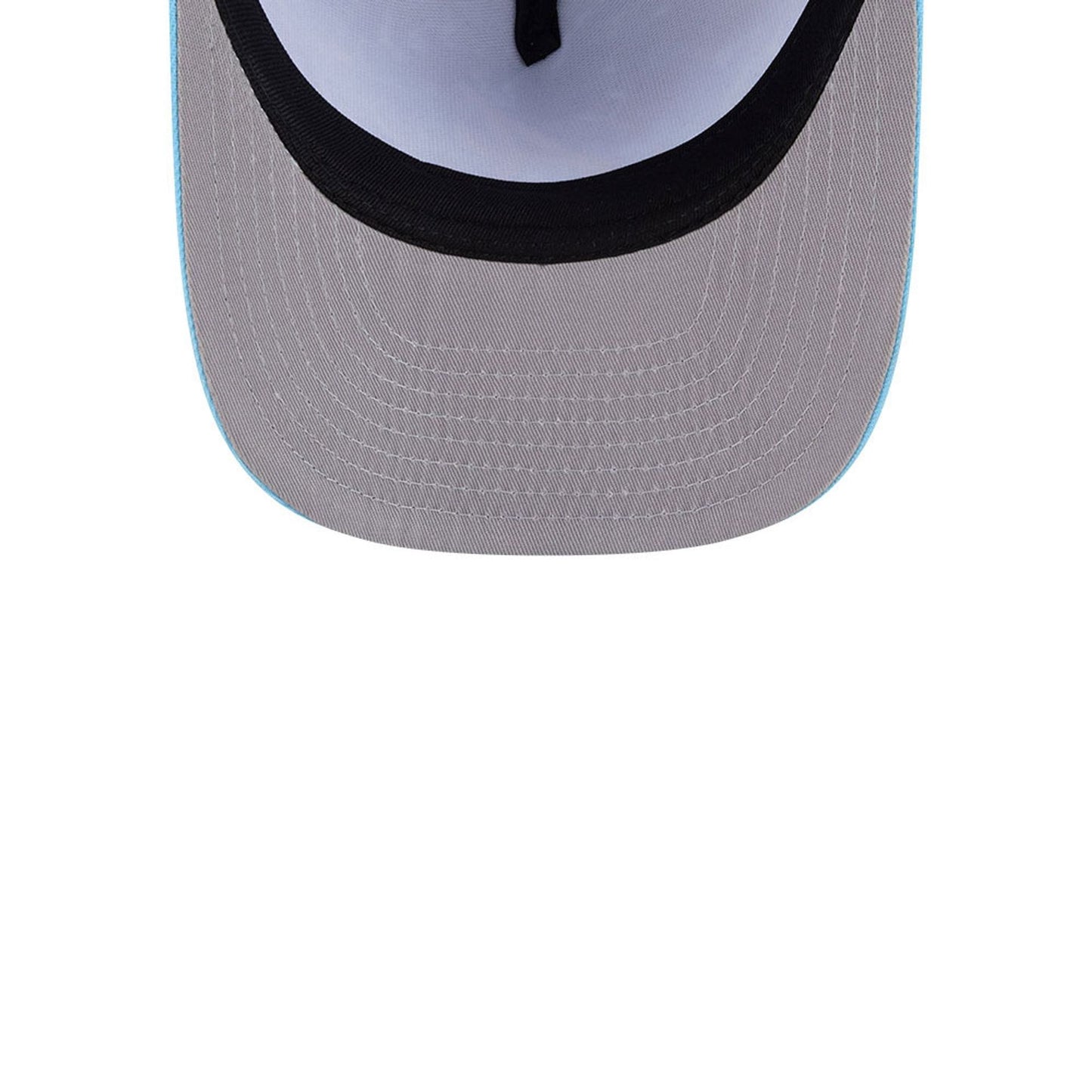 Pictured is this MLB Deep Water Atlanta Braves 9FIFTY A-Frame Snapback cap in pastel blue. 2