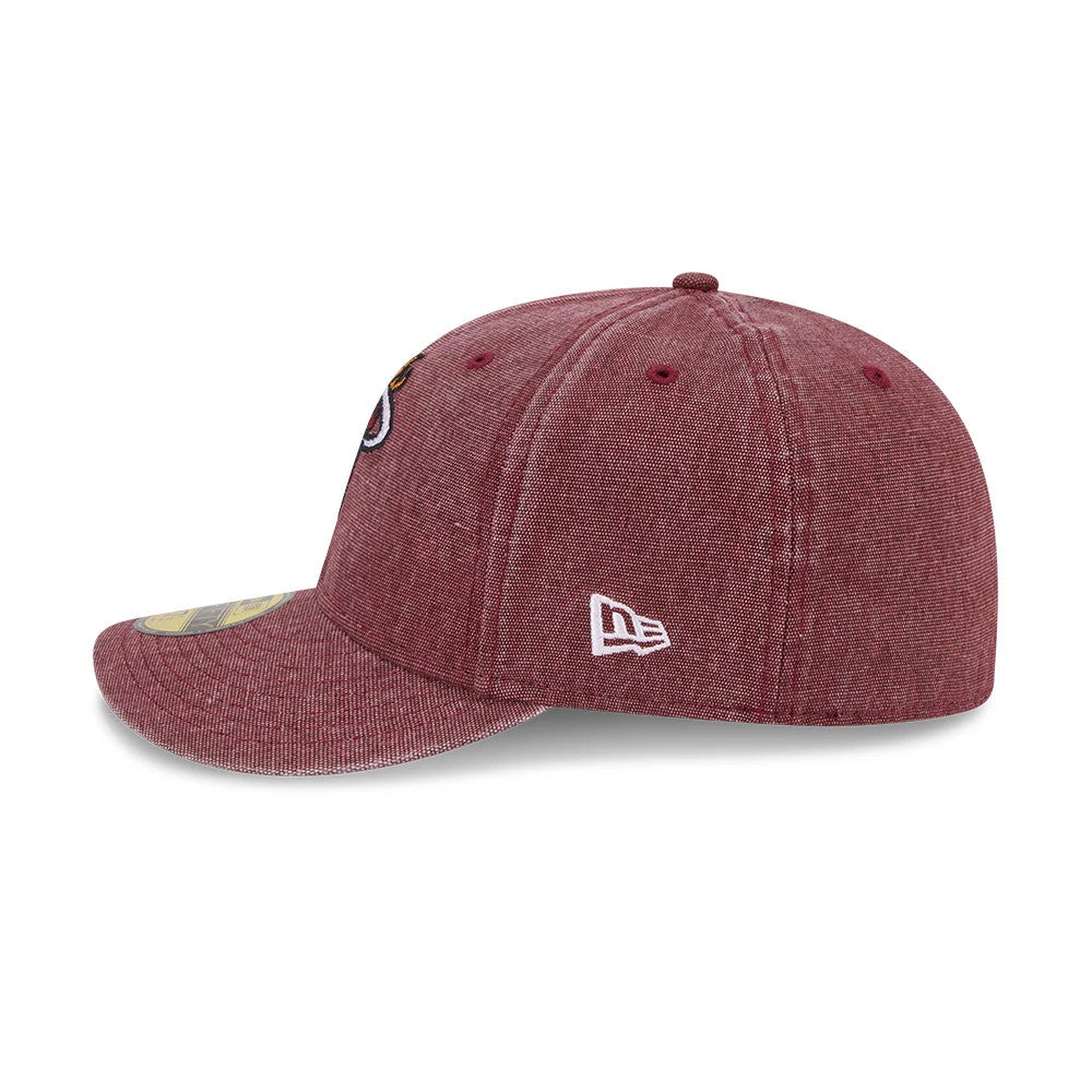Pictured is this NBA Hardwood Classic Miami Heat 59FIFTY Fitted cap in Red. 6