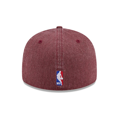 Pictured is this NBA Hardwood Classic Miami Heat 59FIFTY Fitted cap in Red. 7