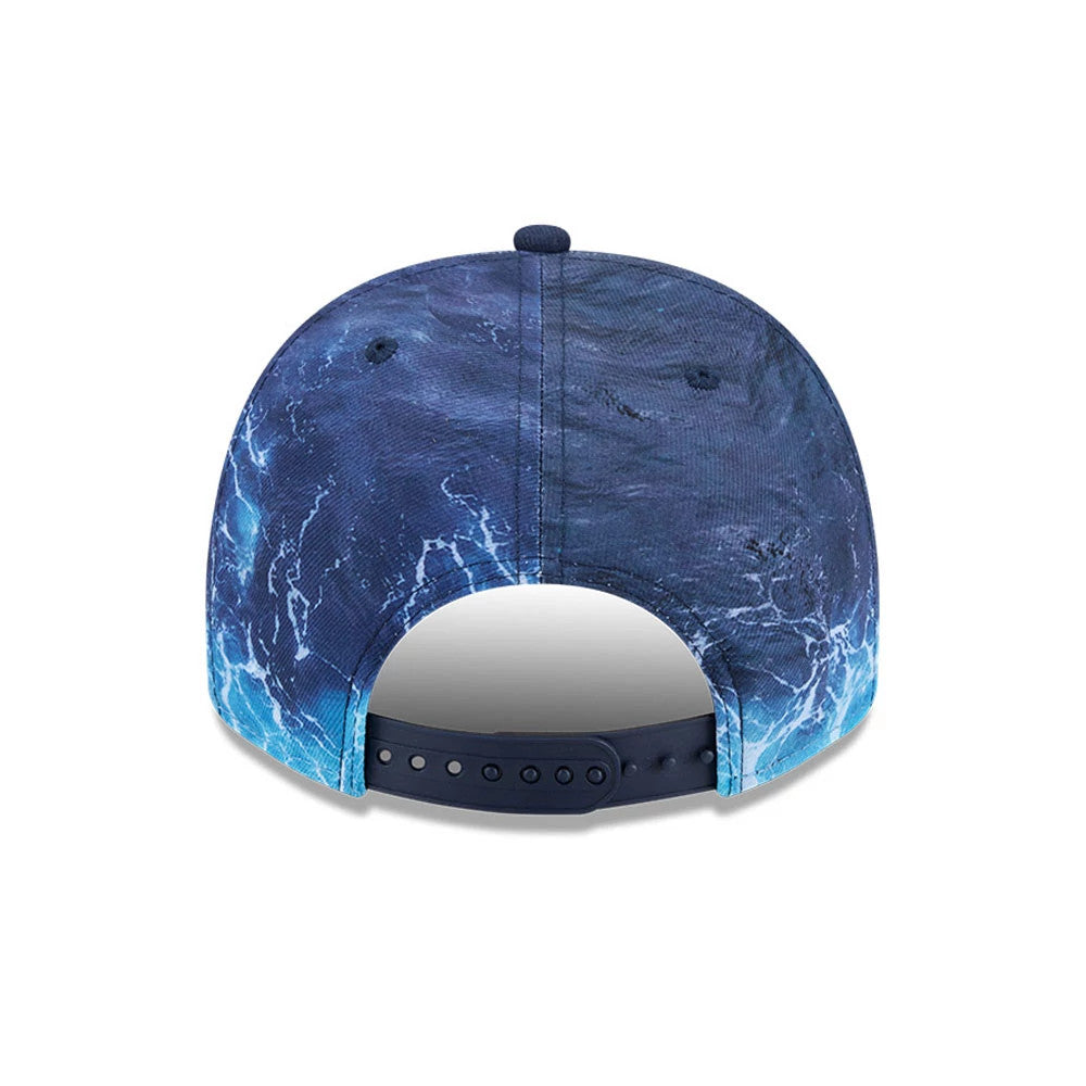 Pictured is this MLB Deep Water New York Mets 9FIFTY A-Frame Snapback cap in pastel blue. 7