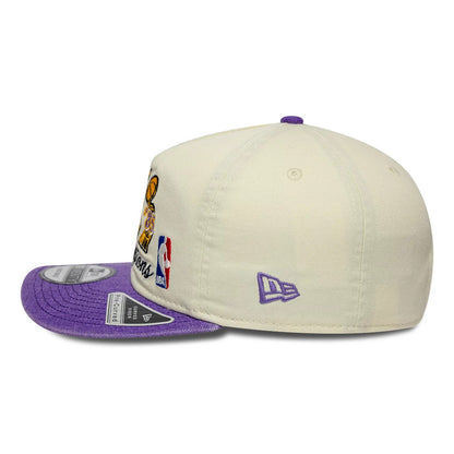 Pictured is this NBA Hardwood Classic LA Lakers 19TWENTY cap in cream. 7