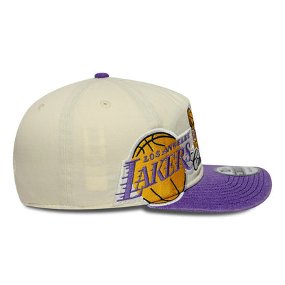 Pictured is this NBA Hardwood Classic LA Lakers 19TWENTY cap in cream. 6
