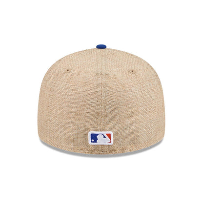Pictured is this MLB Twine New York Mets 59FIFTY Fitted cap in blue. 7