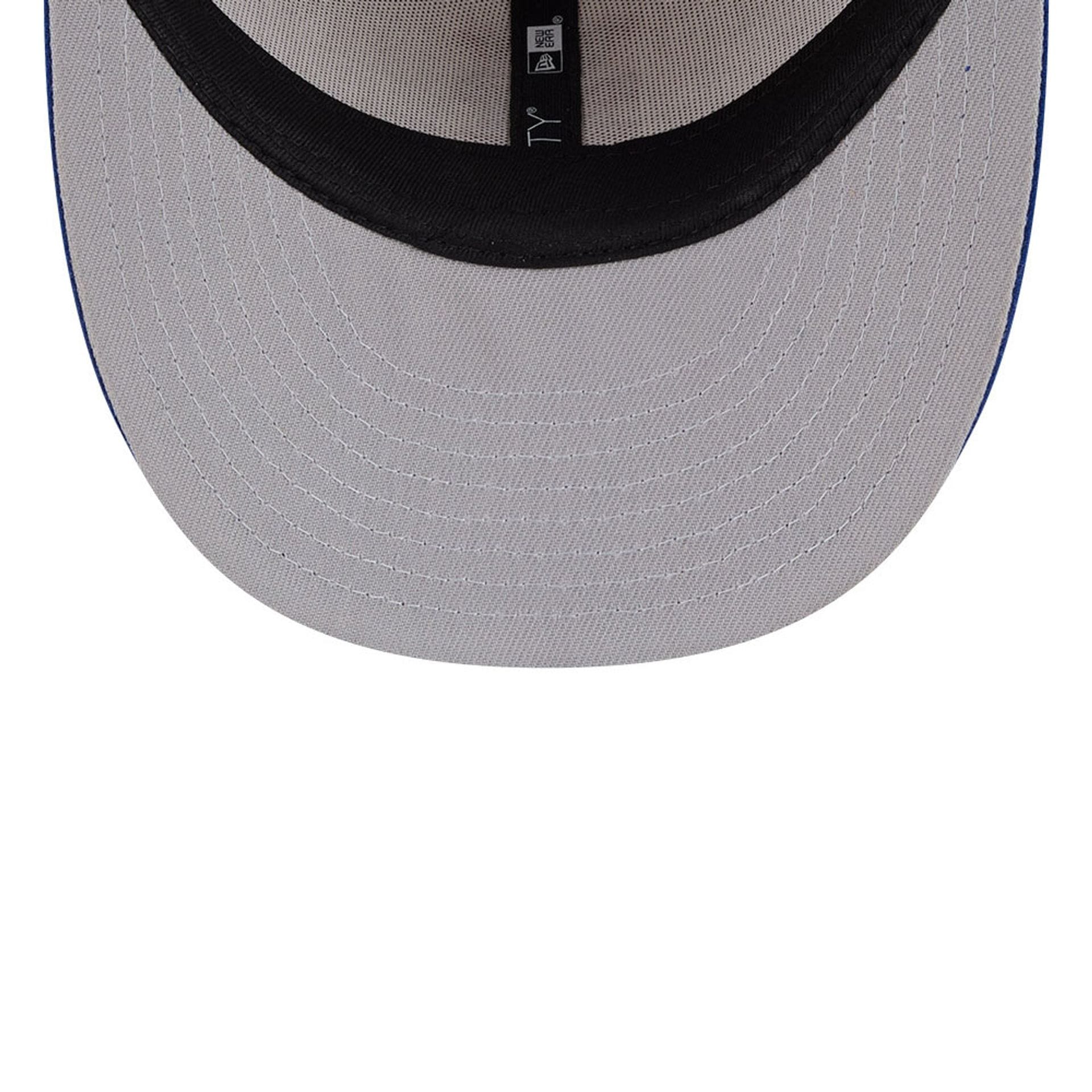 Pictured is this MLB Twine New York Mets 59FIFTY Fitted cap in blue. 2