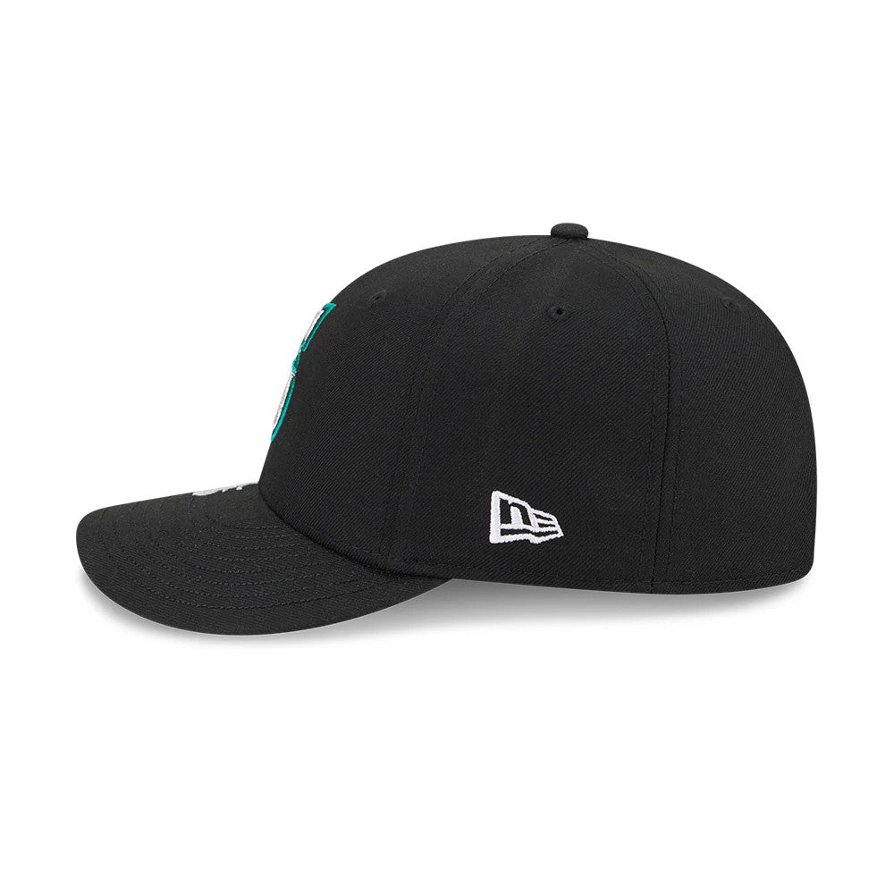 Pictured is this MLB Vissurf Seattle Mariners 9FIFTY Snapback cap in black. 6