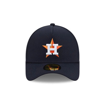 Pictured is this MLB Team Side Houston Astros 59FORTY A-Frame Fitted cap in navy. 3