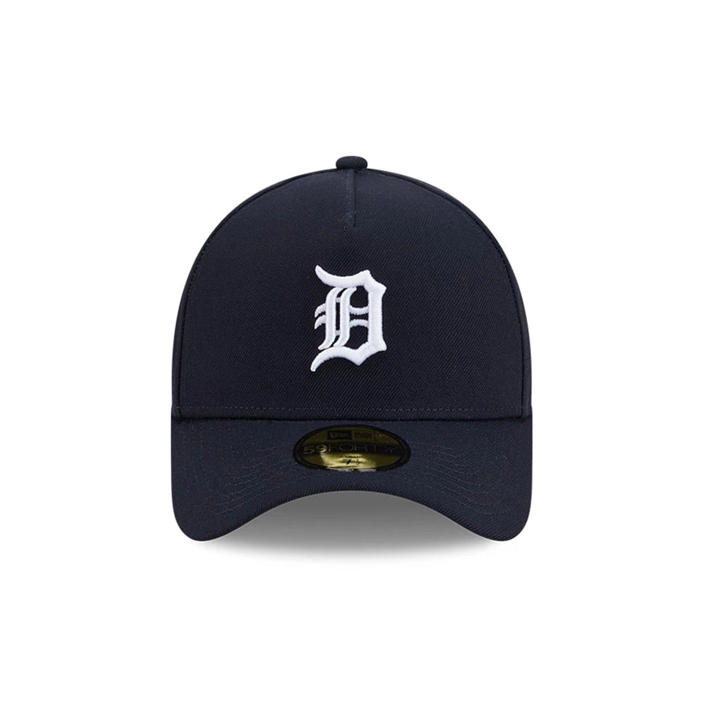 Pictured is this MLB Team Side Detroit Tigers 59FORTY A-Frame Fitted cap in navy. 3