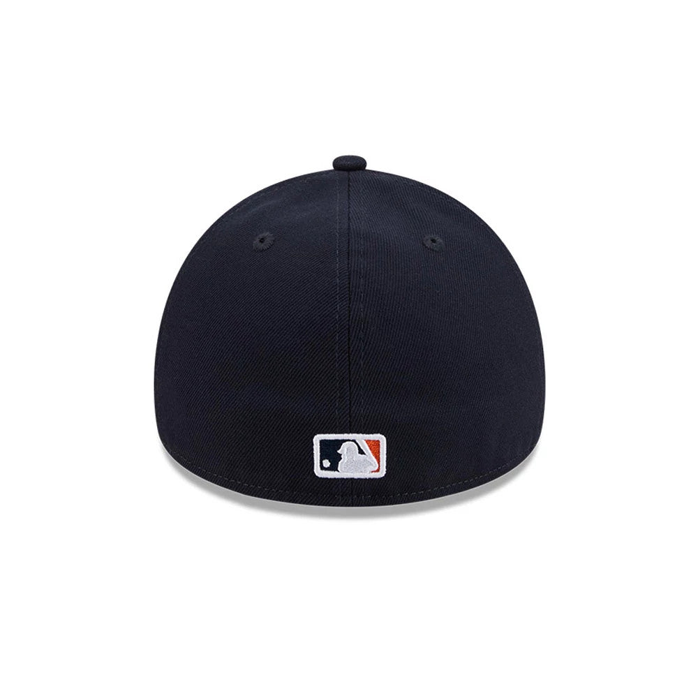 Pictured is this MLB Team Side Detroit Tigers 59FORTY A-Frame Fitted cap in navy. 7