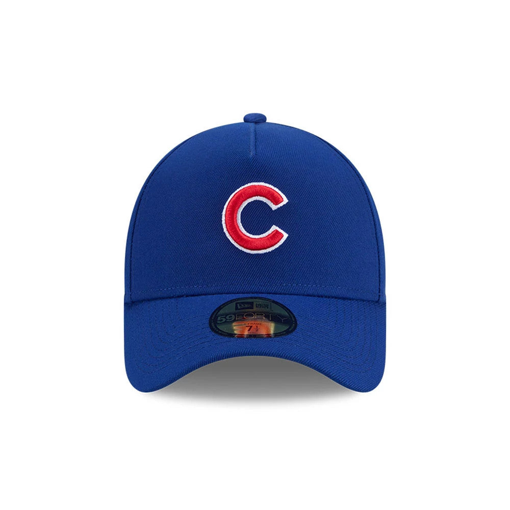 Pictured is this MLB Team Side Chicago Cubs 59FORTY A-Frame Fitted cap in blue. 3