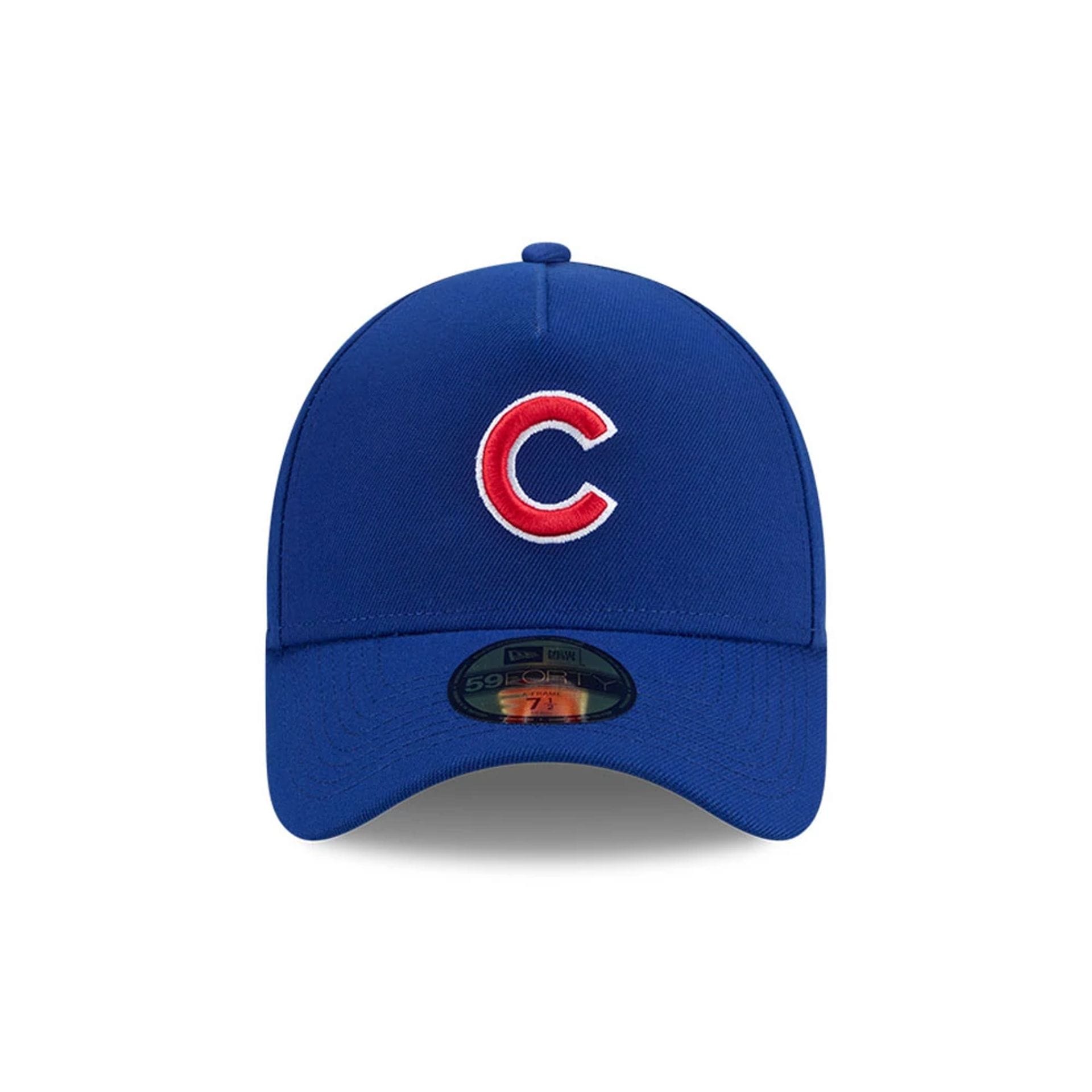 Pictured is this MLB Team Side Chicago Cubs 59FORTY A-Frame Fitted cap in blue. 3