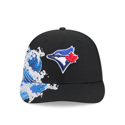Pictured is this MLB Vissurf Toronto Blue Jays 9FIFTY Snapback cap in black. 3
