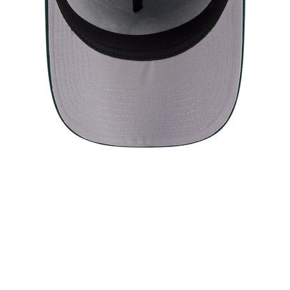 Pictured is this MLB Team Side Athletics 59FORTY A-Frame Fitted cap in dark green. 2