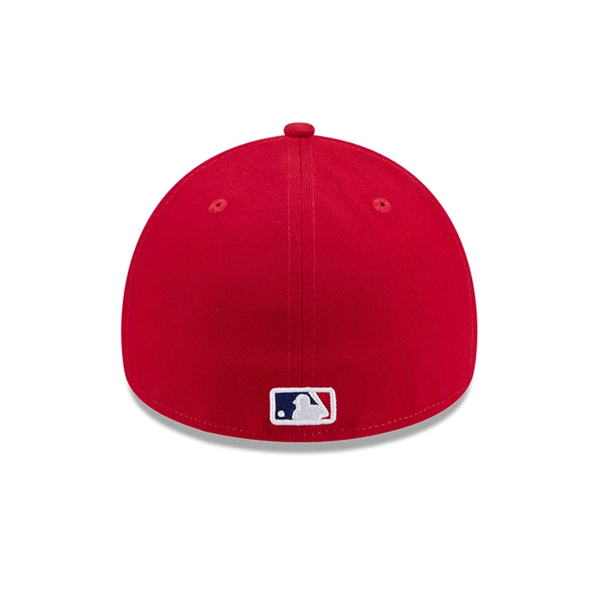 Pictured is this MLB Team Side Philadelphia Phillies 59FORTY A-Frame Fitted cap in red. 6