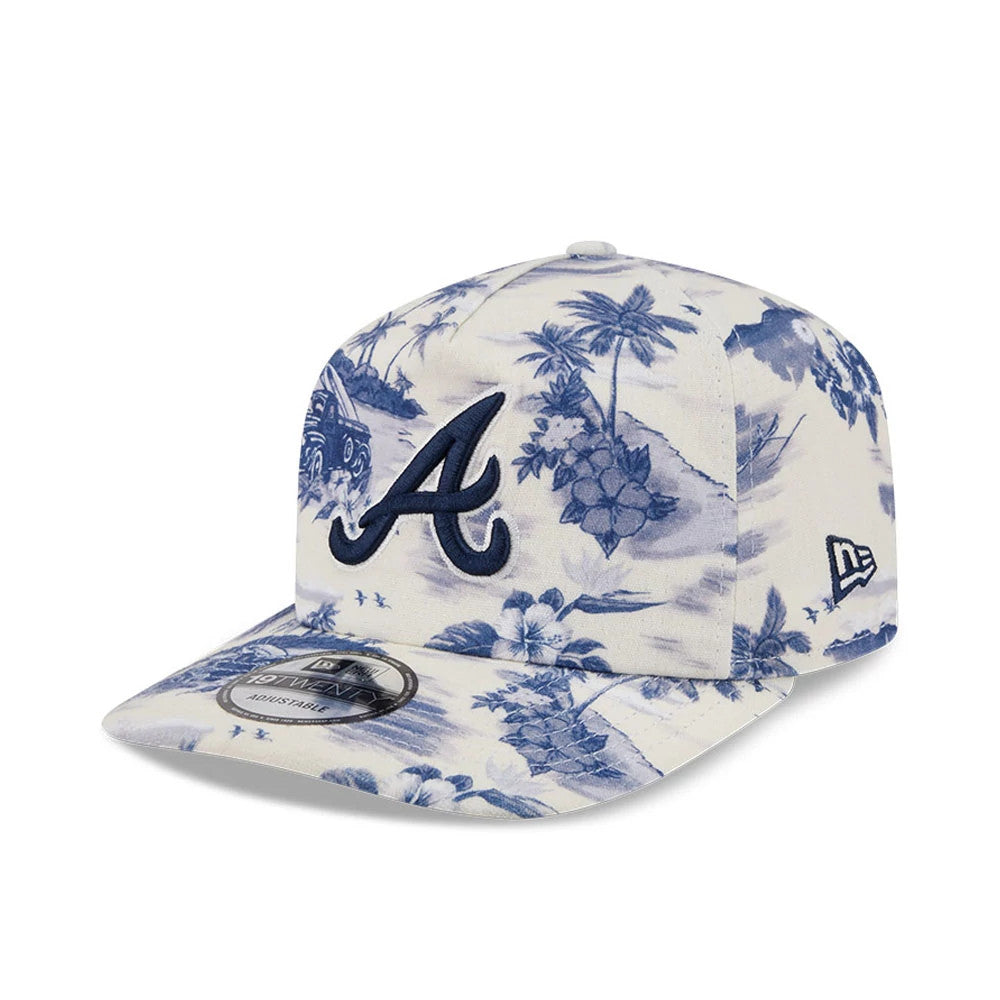 Pictured is this MLB Tropics Atlanta Braves 19TWENTY cap in navy. 1