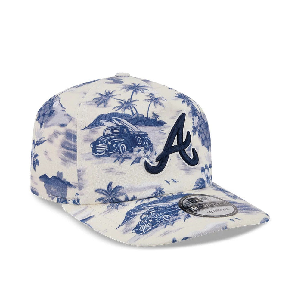 Pictured is this MLB Tropics Atlanta Braves 19TWENTY cap in navy. 4