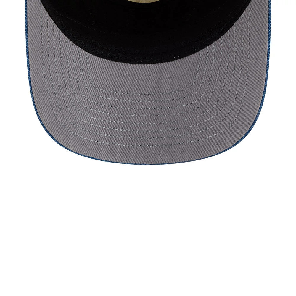 Pictured is this NBA Hardwood Classic Golden State Warriors 19TWENTY cap in blue. 2